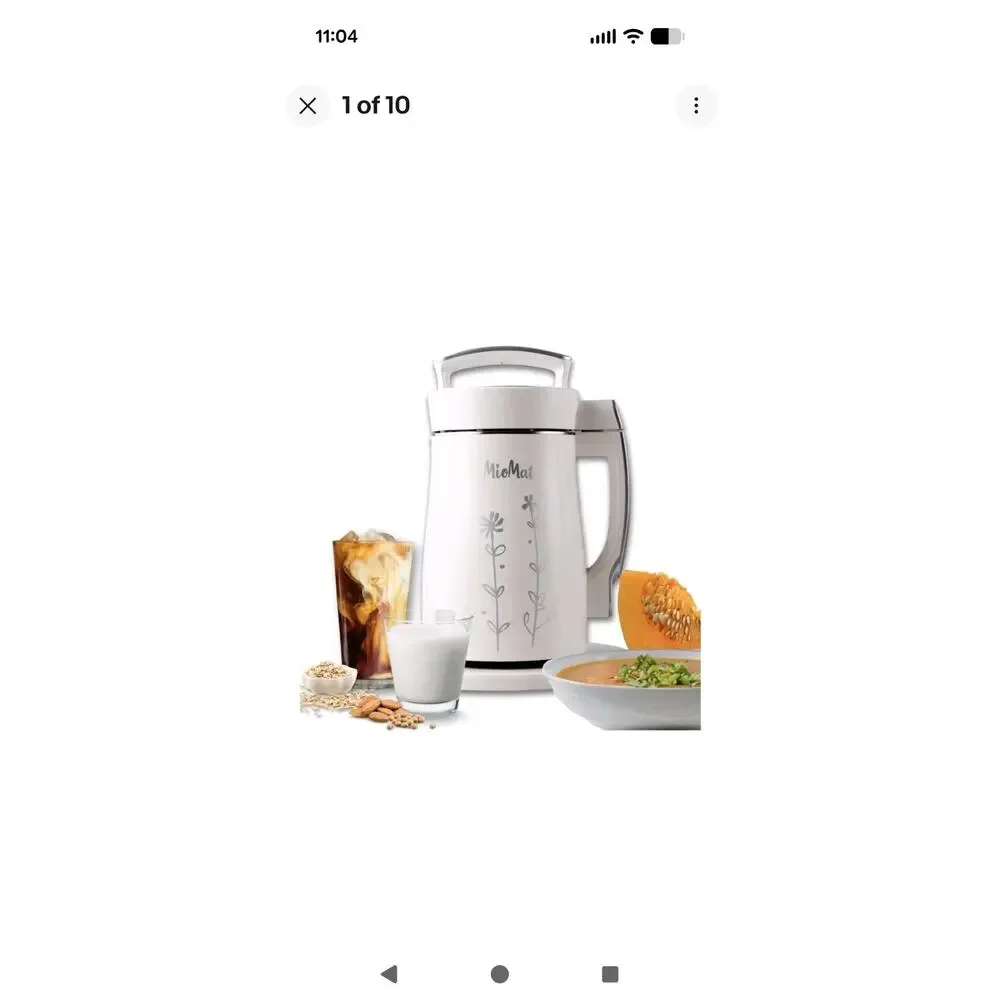 MioMat Classic 8 in 1 Plant Based Milk, Smoothie, Porridge, Soup Maker